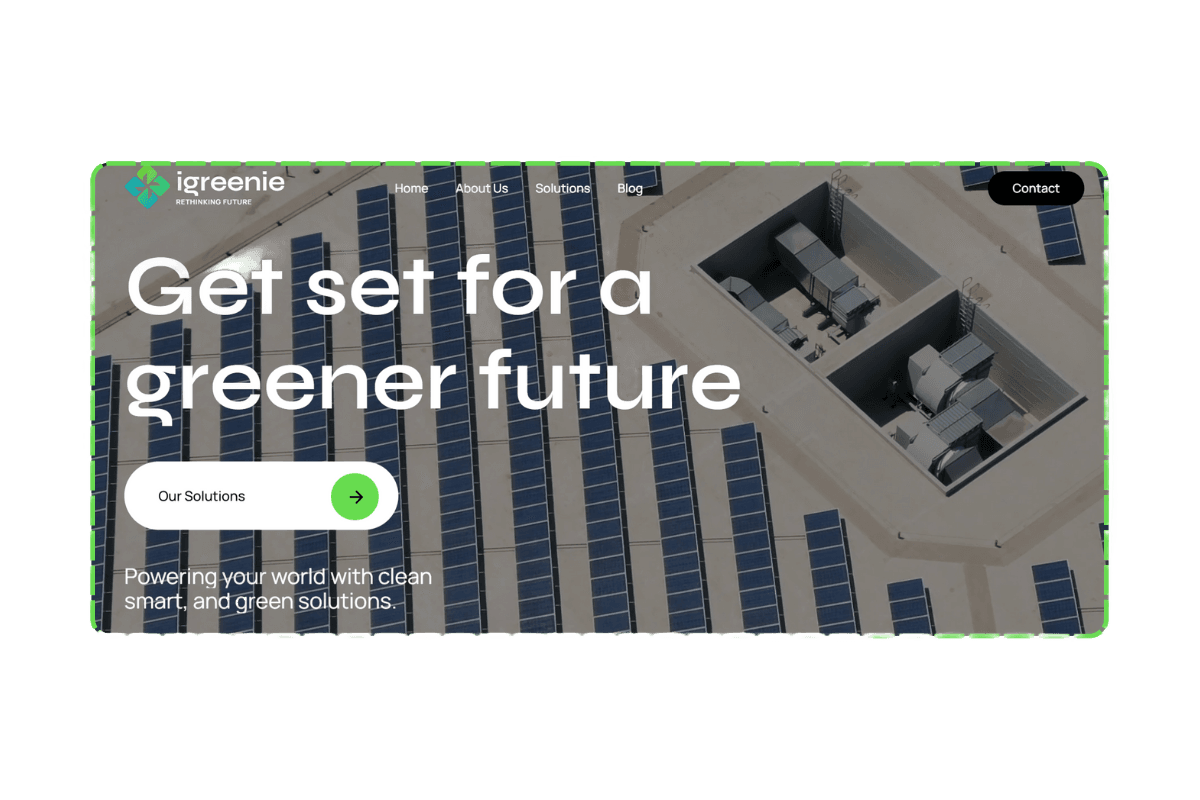 iGreenie solar and security products site developed by Lazim MV, green project by Lazim Latheef